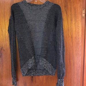 Grey & Black Lululemon wool sweater